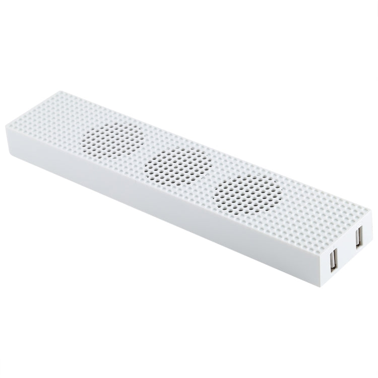 DOBE Game Console Cooling Fans with Dual USB Ports & Low/High Speed Switch for XBOX One S Console, For XBOX One S