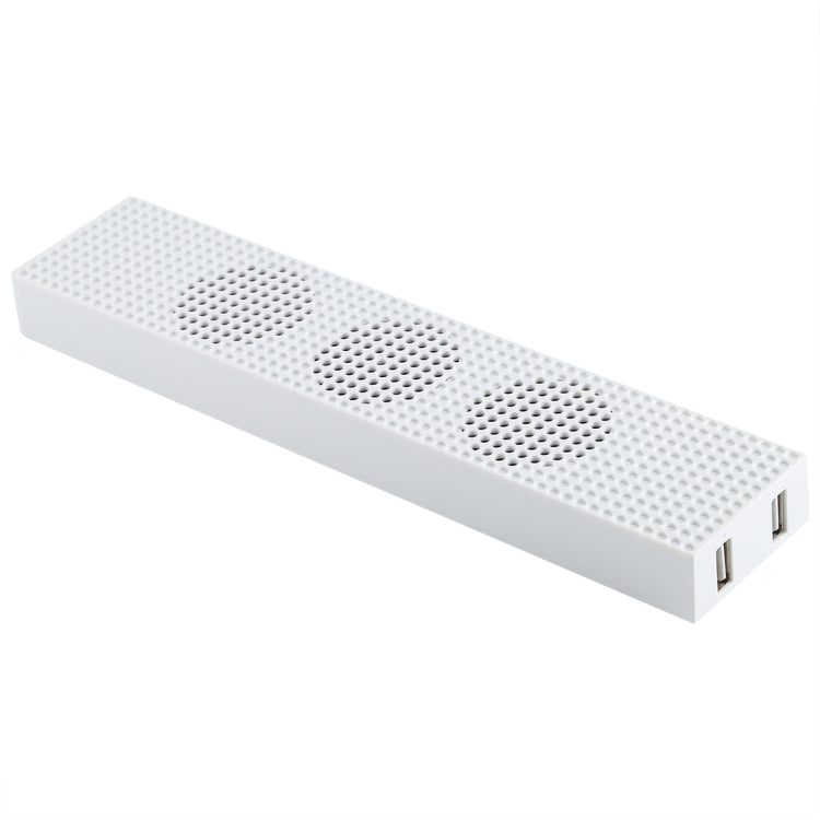 DOBE Game Console Cooling Fans with Dual USB Ports & Low/High Speed Switch for XBOX One S Console, For XBOX One S