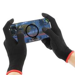 A Pair Nylon + Conductive Fiber Non-slip Sweat-proof Touch Screen Breathable E-sport Gloves