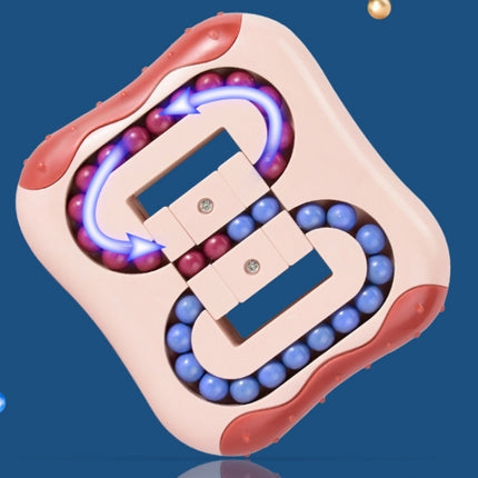 4 PCS  Rotating Magic Beans Decompression Educational Toys Children Fingertip Magic Cube Toys, (Cyan), (Red), (Blue)