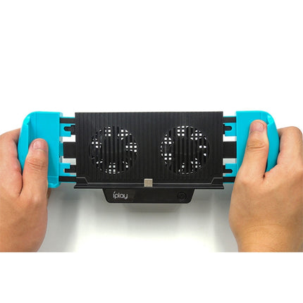 IPLAY Host Charging Grips Stand Shell Cooling Fan for Switch Lite