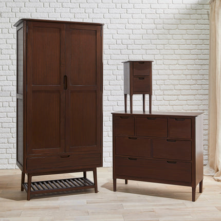 Norway Dark Walnut Wardrobe