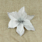 Silver / 15cm Golden Edge Flower / 1pc
