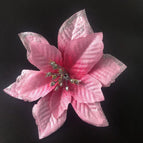 Pink / 15cm Golden Edge Flower / 1pc