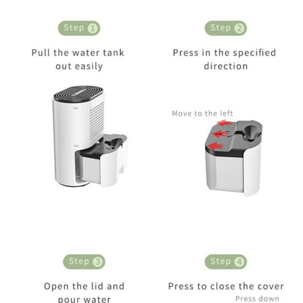 New 2L Dehumidifier For Home Air Dehumidifier Mini Bathroom Air Dryer Moisture Absorber Indoor Moisture Proof