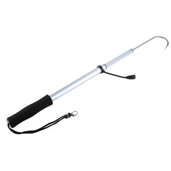 95cm Professional Extendable Fishing Spear Hook Tackle Fishing Landing Gaff with String, 95cm