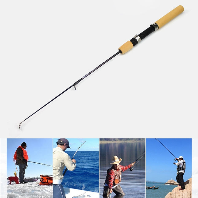 27cm Portable Ice Fishing Rod Shrimp Rod Lure Rod Fishing Gear Fittings , Extension Length : 60 cm, 27cm