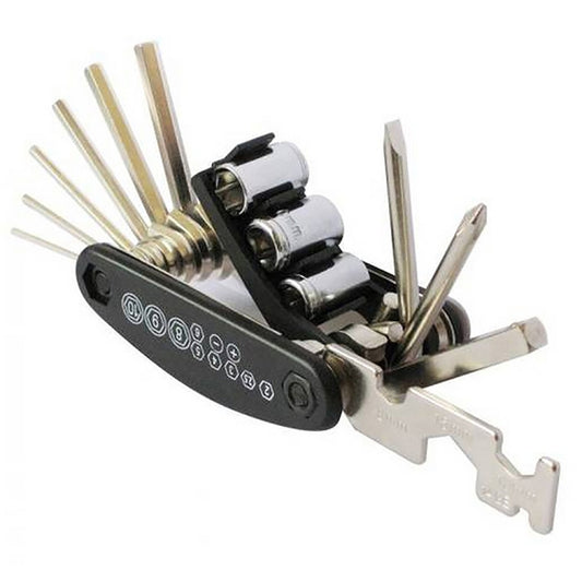 16 in 1 Multifunction Folding Bicycle Repair Combination Tools, 16 in 1