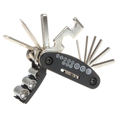 16 in 1 Multifunction Folding Bicycle Repair Combination Tools, 16 in 1