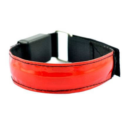 LED Flash Safety Reflective Nylon Light Rechargeable Sports Wrist Belt, Rechargeable Red, Rechargeable Yellow, Rechargeable Green, Rechargeable Blue