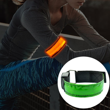 LED Flash Safety Reflective Nylon Light Rechargeable Sports Wrist Belt, Rechargeable Red, Rechargeable Yellow, Rechargeable Green, Rechargeable Blue
