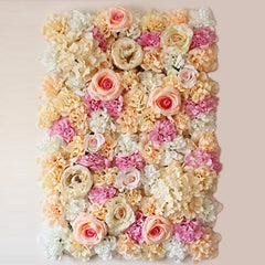 Blooming Rose Peony Hydrangea Artificial Encryption Flower DIY Wedding Wall Decoration Photo Background, Size: 60cm x 40cm