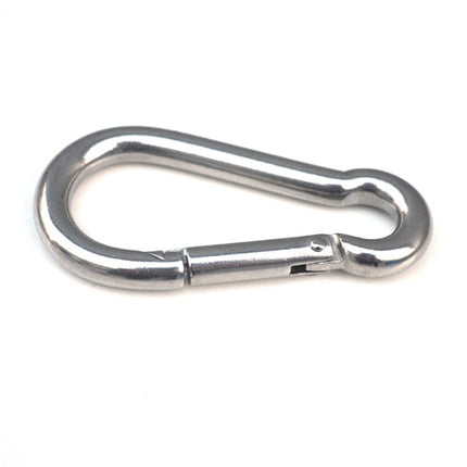 M9 Stainless Steel Carabiner Spring Hook Multi-tool Mountaineering Buckle Lock Camping Hook Rope, Inner Diameter: 8.84mm, M9