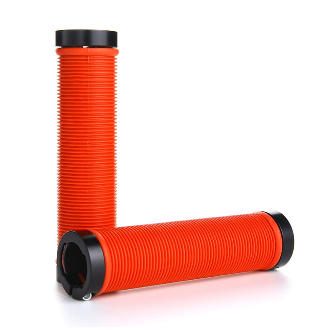 1 Pair AG15 Bicycle MTB Bike Lock-on Rubber Handlebar Grips, AG15