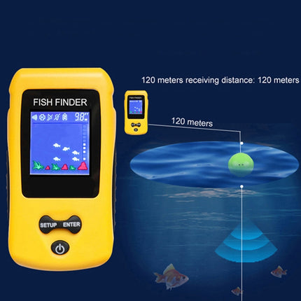 TL86 Portable Wireless Color Screen Fishing Device Fishfinder, TL86