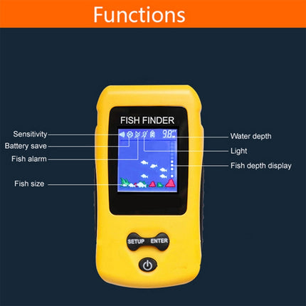 TL86 Portable Wireless Color Screen Fishing Device Fishfinder, TL86
