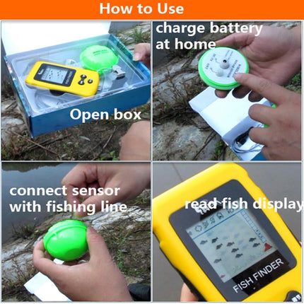 TL86 Portable Wireless Color Screen Fishing Device Fishfinder, TL86