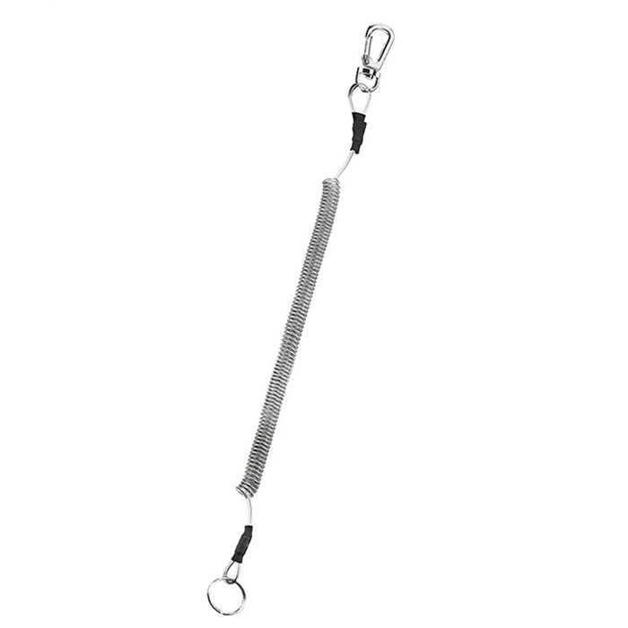 Outdoor Multi-functional Anti-lost Keychain TPU Spring Lanyard, Length: 32cm, Anti-lost Keychain (Grey), Anti-lost Keychain (Green)
