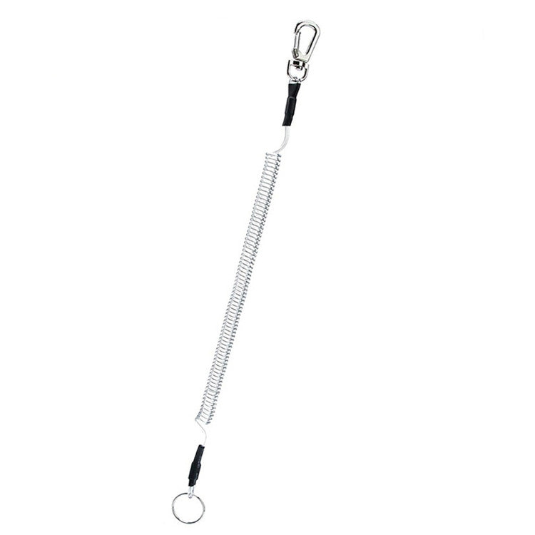 Outdoor Multi-functional Anti-lost Keychain TPU Spring Lanyard, Length: 32cm, Anti-lost Keychain (Transparent), Anti-lost Keychain (Grey), Anti-lost Keychain (Green)