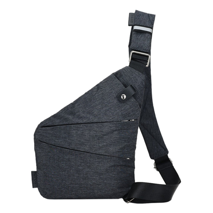 Multi-Function Portable Anti-theft Polyester Business Chest Bag Outdoor Sports Shoulder Bag for Men , Right Shoulder
