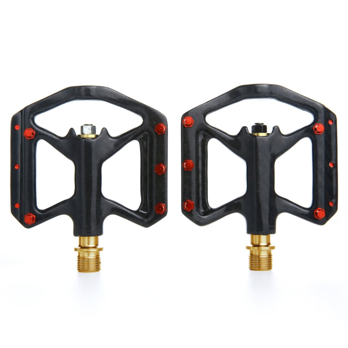 1 Pair B251C Road Bike Carbon Fiber + Titanium Axle Pedals, B251C