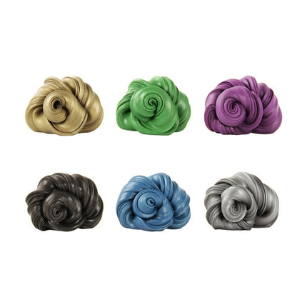 DIY Plasticine Slime Magnetic Rubber Mud Stress Reducer Anti-Anxiety Bouncing Putty Magic Clay Education Toy for Kids and Adults, Small Iron Box Size: 6x2.5cm