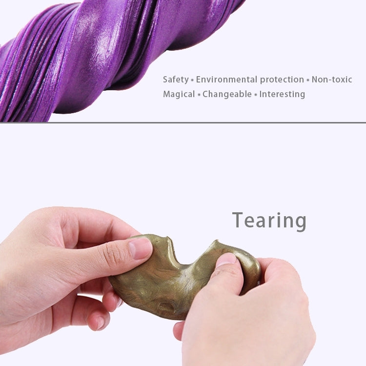 DIY Plasticine Slime Magnetic Rubber Mud Stress Reducer Anti-Anxiety Bouncing Putty Magic Clay Education Toy for Kids and Adults, Big Iron Box Size: 8x2.5cm