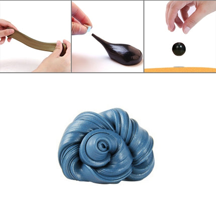 DIY Plasticine Slime Magnetic Rubber Mud Stress Reducer Anti-Anxiety Bouncing Putty Magic Clay Education Toy for Kids and Adults, Big Iron Box Size: 8x2.5cm