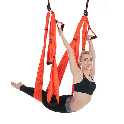 6 Handles Bodybuilding Handstand Inelasticity Aerial Yoga Hammock