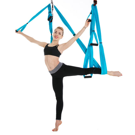 6 Handles Bodybuilding Handstand Inelasticity Aerial Yoga Hammock