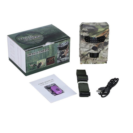 PR-100 1MP IP54 Waterproof IR Night Vision Security Hunting Trail Camera, Sunplus 1628 Program, 120 Degree Wide Angle,100 Degree PIR Sensing Angle, PR100