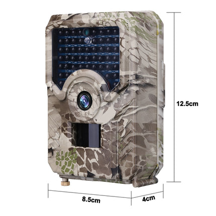PR-200 IP54 Waterproof IR Night Vision Security Hunting Trail Camera, 120 Degree Wide Angle,100 Degree PIR Sensing Angle, PR200