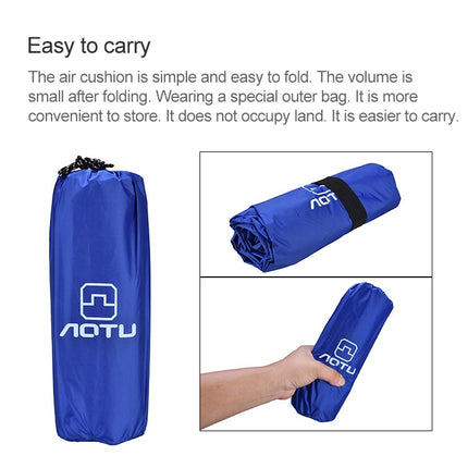 Aotu AT6241 Outdoor Camping Inflatable Cushion TPU Air Mattress, Size: 190x57x5.5cm, Size: 190x57x5.5cm (Green), Size: 190x57x5.5cm (Blue)