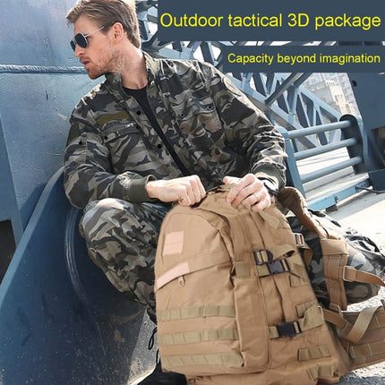 INDEPMAN DL-B001 Fashion Camouflage Style Men Oxford Cloth Backpack Shoulders Bag 40L Outdoors Hiking Camping Travelling Bag 3D Package with Expanded MOLLE & Magic Sticker & Adjustable Shoulder Strap, Size: 51 x 42 x 22 cm