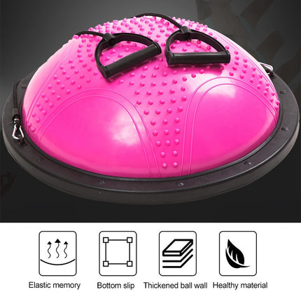 Explosion-proof Yoga Ball Sport Fitness Ball Balance Ball with Massage Point, Diameter: 60cm