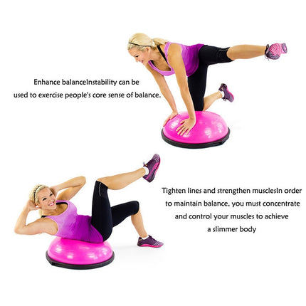 Explosion-proof Yoga Ball Sport Fitness Ball Balance Ball with Massage Point, Diameter: 60cm