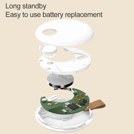 Original Xiaomi Youpin Ranres Intelligent Anti-lost Device Two-way Search Bluetooth Alarm Smart Positioning Finder, Distance: 15m, RW01MN Pink, RW01MN Green, RW01MN White