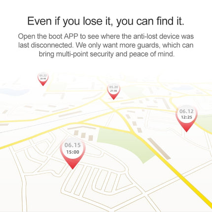 Original Xiaomi Youpin Ranres Intelligent Anti-lost Device Two-way Search Bluetooth Alarm Smart Positioning Finder, Distance: 15m, RW01MN Pink, RW01MN Green, RW01MN White