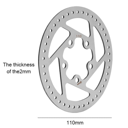 110mm Electric Scooter Brake Disc Rotor Pad Replacement Parts for Xiaomi Mijia M365, Brake Disc Rotor Pad