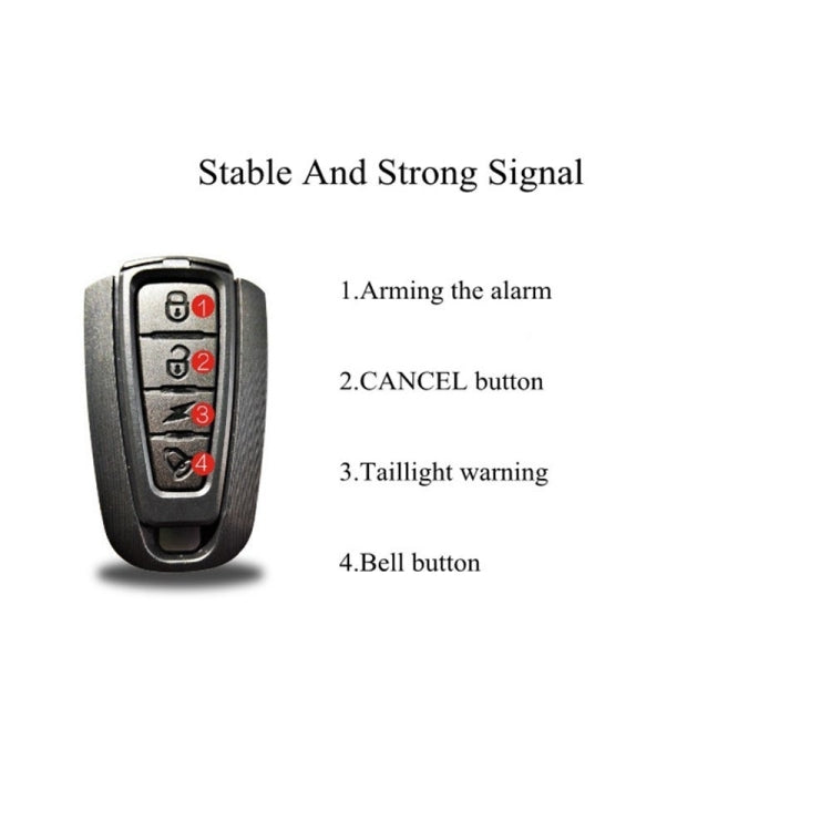 IP65 Waterproof USB Rechargeable Smart COB LED Alarm Bicycle Rear Light Taillight with Remote Control, Control Distance: 1-100m, IP65 Waterproof Taillight