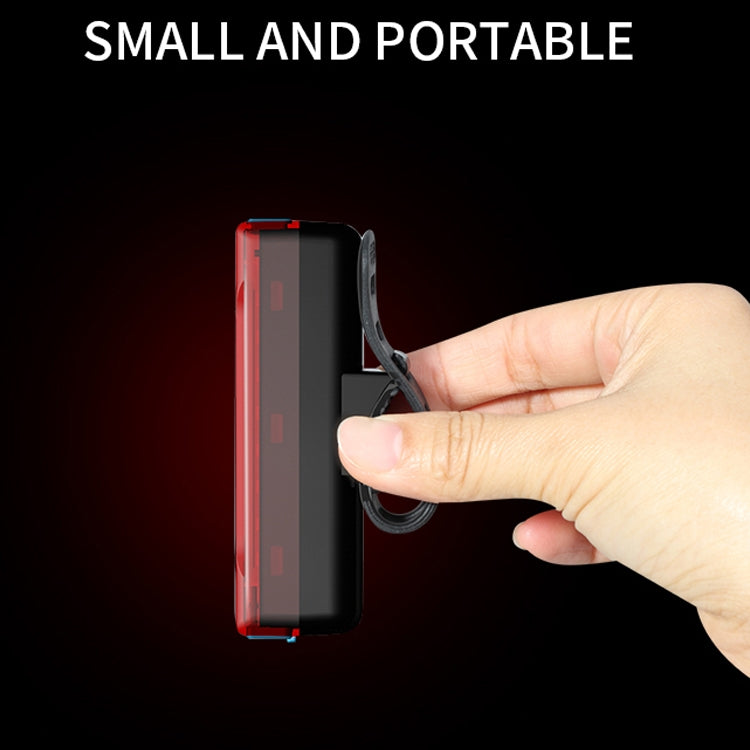 A02 Bicycle Taillight Bicycle Riding Motorcycle Electric Car LED Mountain Bike USB Charging Safety Warning Light (6 Hours, Plastic Bag), 6 Hours,  Plastic Bag