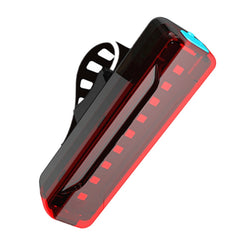 A02 Bicycle Taillight Bicycle Riding Motorcycle Electric Car LED Mountain Bike USB Charging Safety Warning Light (6 Hours, Plastic Bag), 6 Hours,  Plastic Bag