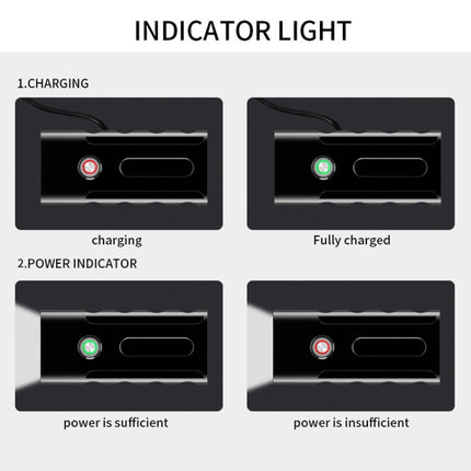 BX2 USB Charging Bicycle Light Front Handlebar Led Light (3 Hours, L2 Lamp Beads), 3 Hours, L2 Lamp Beads