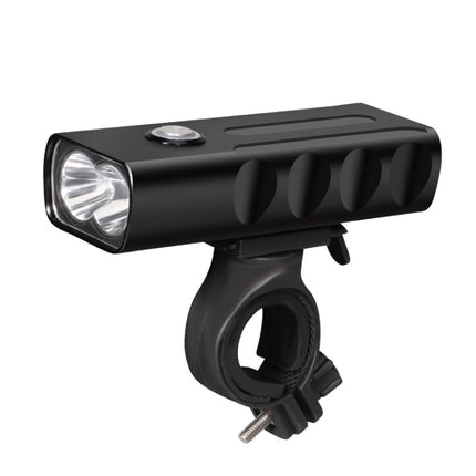 BX2 USB Charging Bicycle Light Front Handlebar Led Light (3 Hours, T6+Gem Lamp), 3 Hours, T6+Gem Lamp