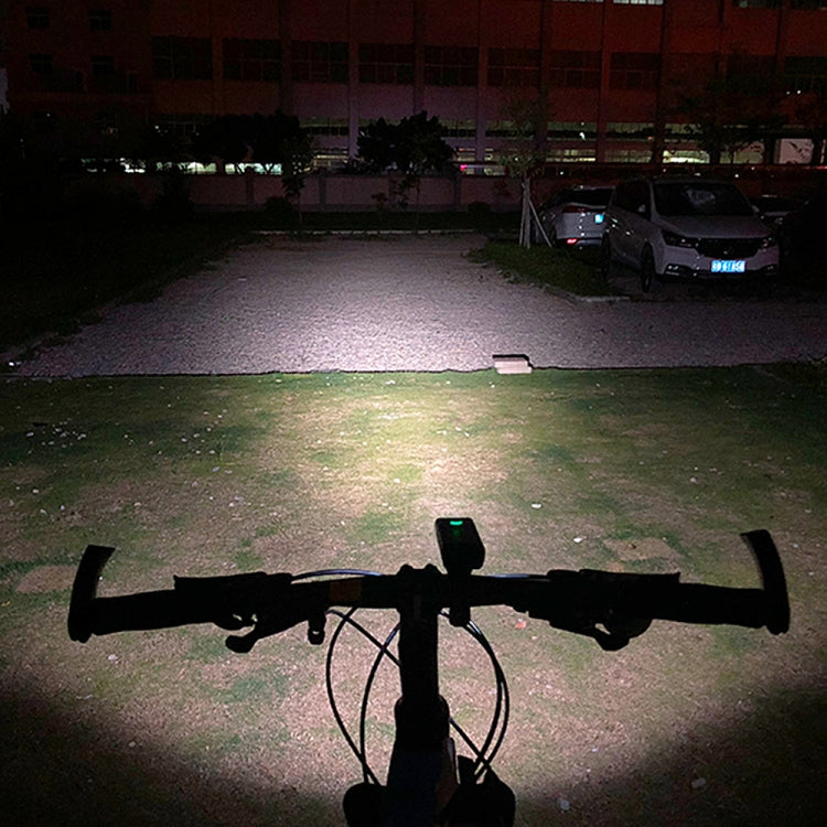 BX2 USB Charging Bicycle Light Front Handlebar Led Light (3 Hours, T6+Gem Lamp), 3 Hours, T6+Gem Lamp