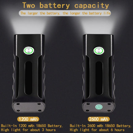 BX2 USB Charging Bicycle Light Front Handlebar Led Light (3 Hours, T6+A02 Lamp), 3 Hours, T6+A02 Lamp