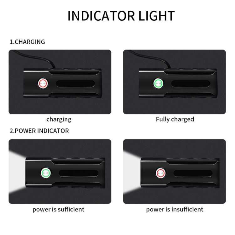 BX3 USB Charging Bicycle Light Front Handlebar Led Light (10 Hours, T6+A02 Lamp), 10 Hours, T6+A02 Lamp