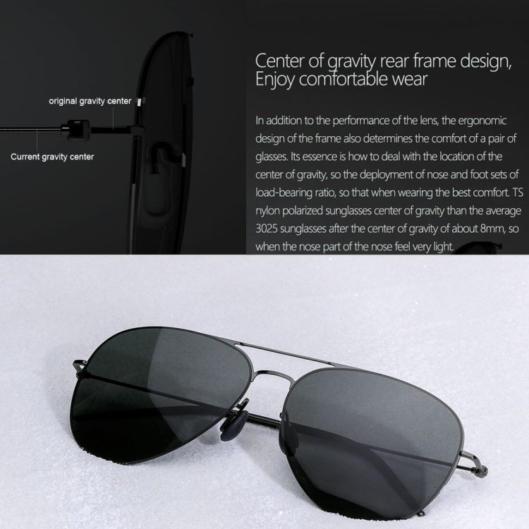 Original Xiaomi Youpin TS Computer Glasses Polarized UV Lens Sunglasses, 304H Stainless Steel Gravity Rear Frame, TS 304H (Gold), TS 304H (Blue), TS 304H (Black)