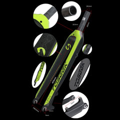 TOSEEK Ultra Light 27.5 Inch 405mm Mountain Bike Full Carbon Front Fork Straight Head Tube Disc Brake, 27.5 Inch 405mm