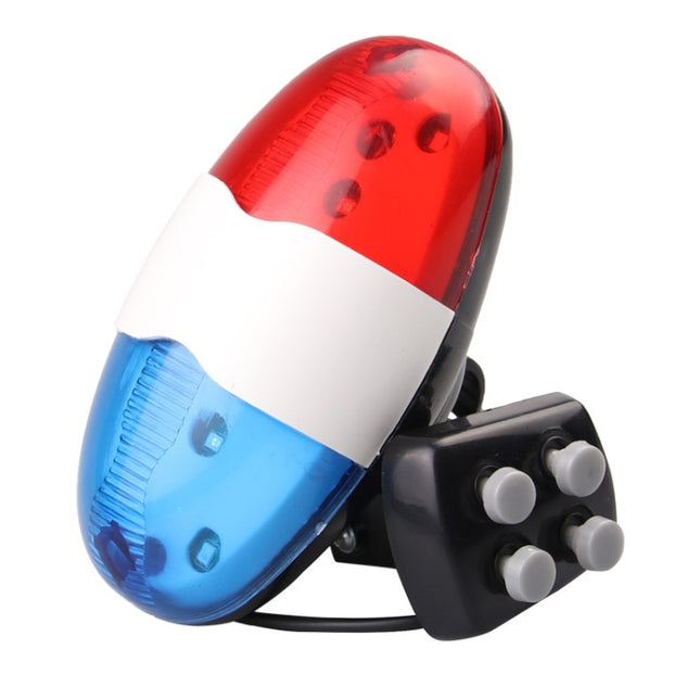 Bicycle 4 Tone Electronic Horn Mountain Bike LED Tail Light Bicycle Multifunction Horn